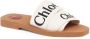 Chloé Woody Flat Mules White Dames - Thumbnail 2