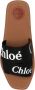 Chloé Vierkante Neus Platte Sandalen Black Dames - Thumbnail 7