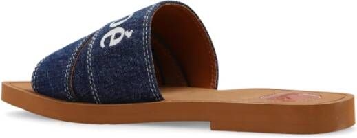 Chloé Woody slides Blauw Dames