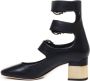 Chloé Zwarte schoen met gouden gespen Black Dames - Thumbnail 4