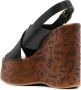 Chloé Zwarte Leren Sleehak Slingback Schoenen Black Dames - Thumbnail 12