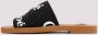 Chloé Vierkante Neus Platte Sandalen Black Dames - Thumbnail 3