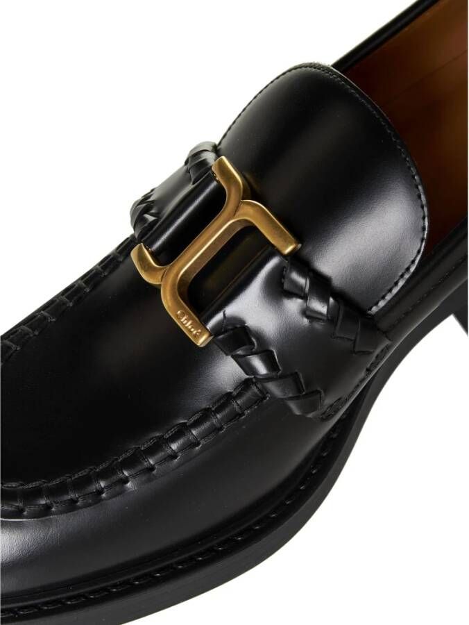 Chloé Zwarte platte schoenen Black Dames