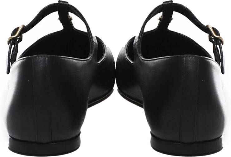 Chloé Zwarte platte Mary-Jane ballerina schoenen Black Dames