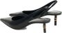Chloé Zwarte puntige neus slingback pumps - Thumbnail 2