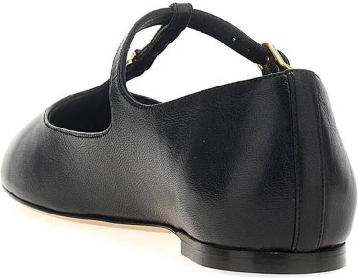 Chloé Zwarte Sneakers Leren Ballerina Flats