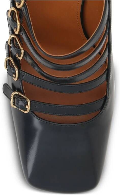 Chloé Zwarte Zijde & Nylon Hak Schoenen
