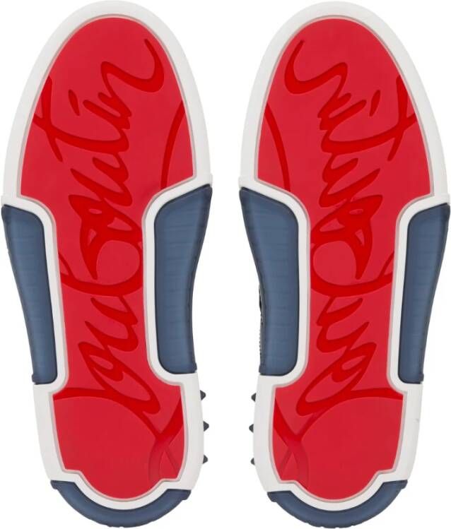 Christian Louboutin Astrocool Zaffiro Leren Sneakers