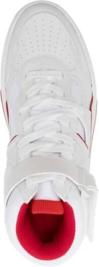 Christian Louboutin Astroloubi Mid Sneakers Wit Rood