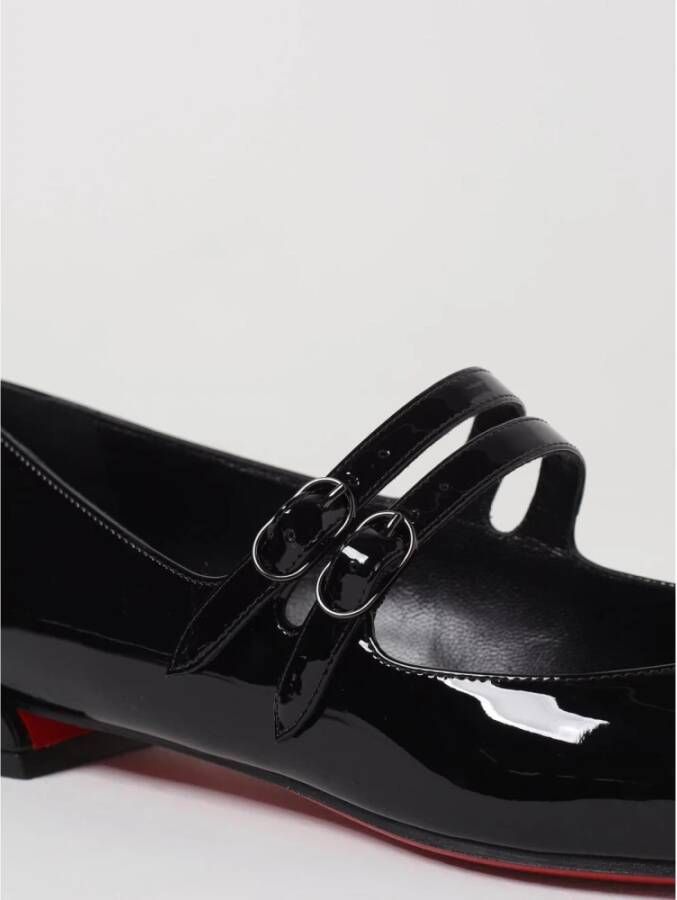 Christian Louboutin Ballerina`s van lakleer