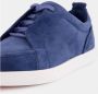 Christian Louboutin Blauwe Veau Velours Sneakers - Thumbnail 2