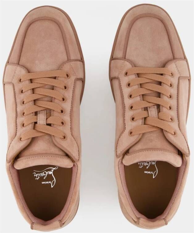 Christian Louboutin Bruine Suède Basketbalsneakers