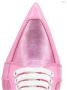 Christian Louboutin Leren Lace-Up Pumps met Logo Detail Pink Dames - Thumbnail 8