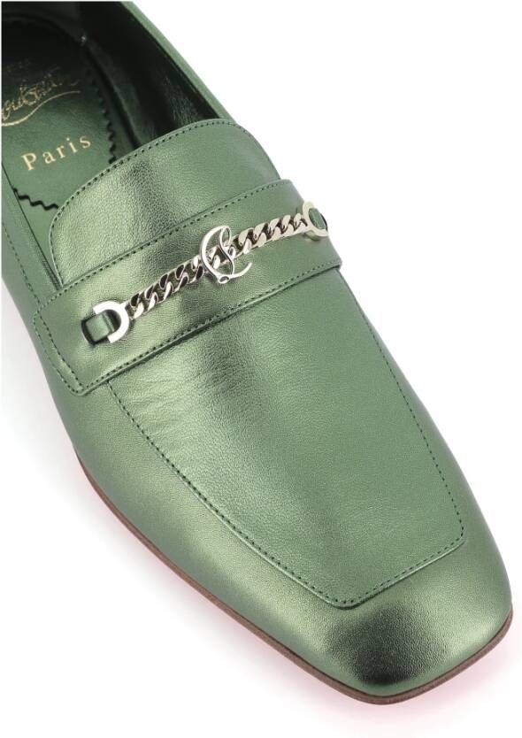 Christian Louboutin Loafers Green Dames