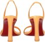 Christian Louboutin Oranje Stiletto Hakken Sandalen - Thumbnail 2
