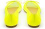 Christian Louboutin Zonneschijn Geel Mesh Platte Elegantie Yellow Dames - Thumbnail 10