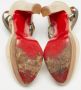 Christian Louboutin Pre-owned Canvas heels Beige Dames - Thumbnail 6