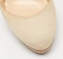 Christian Louboutin Pre-owned Canvas heels Beige Dames - Thumbnail 7