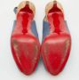 Christian Louboutin Pre-owned Canvas heels Blue Dames - Thumbnail 6