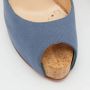 Christian Louboutin Pre-owned Canvas heels Blue Dames - Thumbnail 7