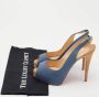 Christian Louboutin Pre-owned Canvas heels Blue Dames - Thumbnail 9