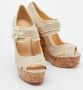 Christian Louboutin Pre-owned Canvas heels White Dames - Thumbnail 4