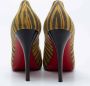 Christian Louboutin Pre-owned Canvas heels Yellow Dames - Thumbnail 5