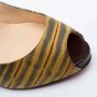 Christian Louboutin Pre-owned Canvas heels Yellow Dames - Thumbnail 6