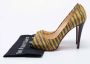 Christian Louboutin Pre-owned Canvas heels Yellow Dames - Thumbnail 8