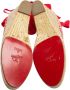 Christian Louboutin Pre-owned Canvas sandals Red Dames - Thumbnail 5