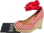 Christian Louboutin Pre-owned Canvas sandals Red Dames - Thumbnail 7