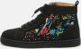 Christian Louboutin Pre-owned Canvas sneakers Black Dames - Thumbnail 2