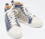 Christian Louboutin Pre-owned Canvas sneakers Blue Dames - Thumbnail 4