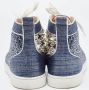 Christian Louboutin Pre-owned Canvas sneakers Blue Dames - Thumbnail 5