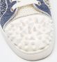 Christian Louboutin Pre-owned Canvas sneakers Blue Dames - Thumbnail 7
