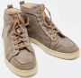 Christian Louboutin Pre-owned Canvas sneakers Brown Dames - Thumbnail 4