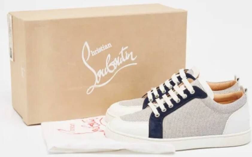 Christian Louboutin Pre-owned Canvas sneakers Multicolor Heren