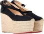 Christian Louboutin Pre-owned Cotton heels Black Dames - Thumbnail 3