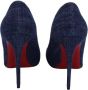 Christian Louboutin Pre-owned Cotton heels Blue Dames - Thumbnail 3