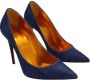 Christian Louboutin Pre-owned Cotton heels Blue Dames - Thumbnail 4