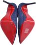 Christian Louboutin Pre-owned Cotton heels Blue Dames - Thumbnail 5