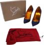 Christian Louboutin Pre-owned Cotton heels Blue Dames - Thumbnail 7