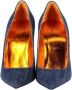 Christian Louboutin Pre-owned Denim heels Blue Dames - Thumbnail 2
