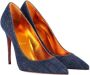Christian Louboutin Pre-owned Denim heels Blue Dames - Thumbnail 3