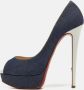 Christian Louboutin Pre-owned Denim heels Blue Dames - Thumbnail 2
