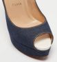 Christian Louboutin Pre-owned Denim heels Blue Dames - Thumbnail 8