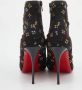 Christian Louboutin Pre-owned Fabric boots Black Dames - Thumbnail 5