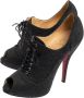 Christian Louboutin Pre-owned Fabric boots Gray Dames - Thumbnail 3