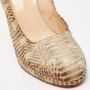 Christian Louboutin Pre-owned Fabric heels Beige Dames - Thumbnail 7