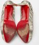 Christian Louboutin Pre-owned Fabric heels Gray Dames - Thumbnail 6